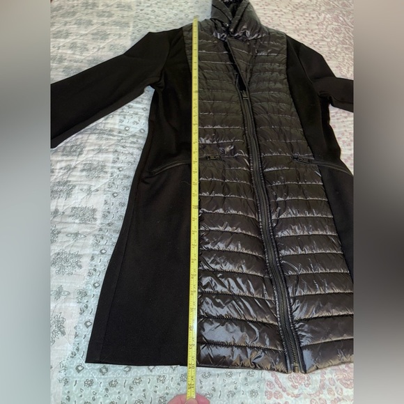 Renuar black long jacket. Used once EUC Size Medium - Picture 13 of 15